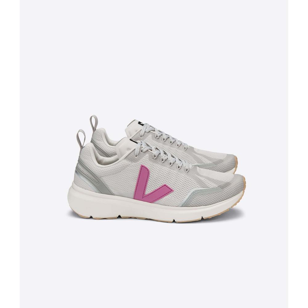 παπουτσια γυναικεια Veja CONDOR 2 ALVEOMESH Grey/Pink | GR 496AHK